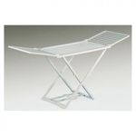 product_image_name-Generic-Séchoir à Linge Plastique - Sèche Linge - Blanc/ Blanc-Bleu (Motifs Multiples)-1