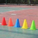 Generic Lot de 10 cônes (2 bleu/2 rouges/2 jaune/2 orange/2vert)