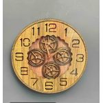 Horloge Murale Design Bois & Engrenages – Style Vintage Élégant