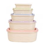 product_image_name-Generic-Set de 5 Boîtes de Conservation Alimentaire Hermétiques - Boîtes de Rangement Cuisine sans BPA - Compatibles Micro-ondes et Congélateur-2