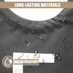 product_image_name-addigoes-Panier à Linge 90L, Panier à Linge Étanche, Sac à Linge avec Poignées Rembourrées, Poubelle à Vêtements, Panier Pliable pour un Rangement Facile gris-4