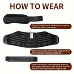 product_image_name-Generic-Ceinture Ventrale De Maternité, Ceinture De Soutien De Maternité - L-XL - Noir -6