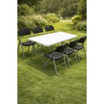 product_image_name-Generic-Table A Manger + 6 Chaises pliantes en plastique-2