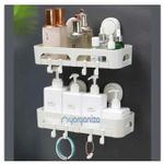 product_image_name-Generic-Chic Étagère de rangement murale blanche-1