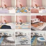 product_image_name-Generic-Tapis géométrique abstrait pour salon, taille : 50x80cm-5