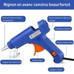 Generic Pistolet à Colle 20W + 30 Bâtons – Bricolage & Réparations – Bleu - image 2