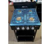 YUCEL Cuisinière 4 Grands Feux Avec Étagère - image 2