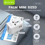 Bavin Chargeur mural  PC2111 GaN avec prises USB Type-C et certificat CE ( boitier sans câble) - image 2
