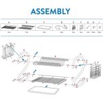 product_image_name-Generic-Porte-ustensiles / Egouttoir Vaisselle Cuisine à 2 Niveaux-5