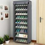 Etagère A Chaussures - 9 Compartiments - Gris