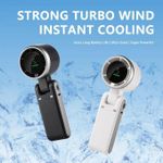 Generic Mini ventilateur portable rechargeable. 5 vitesse - image 2