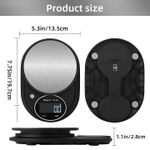 product_image_name-Generic-Balance Électronique Digitale Cuisine Inox – Haute Précision 5KG-2