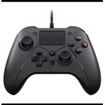 product_image_name-No Band-Manette filaire RGB pour PS5 Pro/Slim, PS4 et PC avec éclairage LED, double vibration, pavé tactile, audio 3,5 mm, fonction Turbo et Macro-4