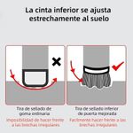 Generic 1 joint d'étanchéité de porte réglable, en PVC, bloqueur d'interstices coupe-vent - image 6