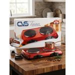 Generic Réchaud électrique portable à double plaque de cuisson - image 2