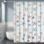 Generic 180*180cm Rideau de douche Ocean Star Rideau de douche imperméable