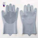 Gants de Ménage Magiques en Silicone avec Brosses Intégrées