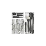 Range Couverts Modulable Et Extensible -Blanc /Noir