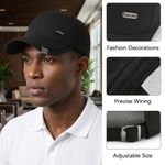 product_image_name-ARHANORY-Casquette en coton respirante réglable – Homme et femme – Visière incurvée – Sport outdoor-5