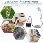 Generic Super Pompe De Douche De Camping ABS Avec Batterie électrique Pour Une Utilisation En Extérieur... - image 3