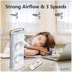 Generic Mini Ventilateur De Refroidissement Avec Télécommande, Réservoir D'eau De 300 Ml - image 2