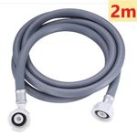 product_image_name-Generic-Tuyau D'évacuation Universel de 2 m Pour Lave-Linge, Tuyau D'arrivée D'eau Pour Lave-Vaisselle, Tuyau De Remplissage D'eau Avec Coude à 90°-1