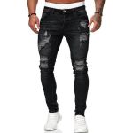product_image_name-Berrykey-Jean stretch mince pour hommes, mode ajustée, jambe droite tendance, pantalon long-1