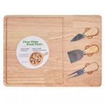 product_image_name-Generic-Planche à Pizza en Bois + Set de Couteaux-1