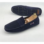Geogra BALADEUSE HOMME EN CUIR-BLEU NU