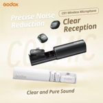 Generic ???? Godox C01 – Micro cravate sans fil Kit 2 - image 2