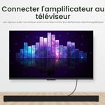 Generic Câble Audio Optique Numerique Pour Home Cinema 2m QUALITE ABS - image 5