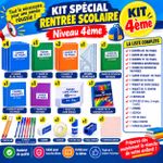 KIT SCOLAIRE 4ème - complet  