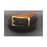 Generic Ceintures Hommes Double Faces En Cuir Simili -C12 - Noir-marron - image 2