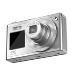 Generic Caméra numérique 4K HD avec zoom optique, 60MP, écran double pour selfies