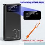 Generic Banque d'alimentation portable 30000mAh Banque d'alimentation