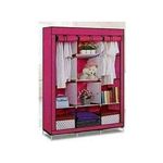 Generic Placard Armoire Démontables 08 Compartiment Avec 3 Battants à Housse _ROUGE - image 2