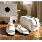 Sandale en simili cuir+sac