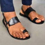 Sandale en simili cuir pour hommes