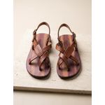 Mode Sandale en Cuir 