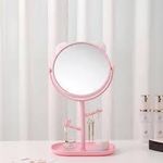 Generic Miroir de maquillage sur pied avec plateau de rangement - image 3