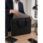 Generic Sacoche Ordinateur Portable – Noir Élégant et Résistant - image 3