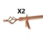 Tringle à rideau, rétractable de 1M à 2M