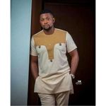 Ensemble Tunique Homme Manche Courte De Couleur Grise