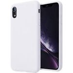 coque sillicone iphone XR - blanc