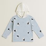product_image_name-Kiabi-Hoodie Léger Arctic Adventure – Bleu Pastel à Imprimés Yéti et Capuche Contrastée Blanc Cassé-1