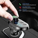 Generic Bluetooth Kit Transmetteur Sans Fil Pour Voiture Q15 - Noir - image 3
