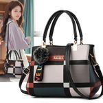 product_image_name-AIDAILU-2025 Sacs Fourre-tout PU à Main Pour Femmes Sac à Bandoulière - Noir-1