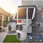 product_image_name-Generic-Caméra de Surveillance Solaire WiFi 360° – 4MP – Détection de Mouvement – Batterie Longue Durée – Étanche IP65-1