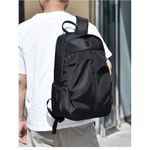 Mode Sac à Dos Business Carré Premium Noir - image 3