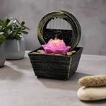 Generic Fontaine de table avec fleur de lotus rose - image 3